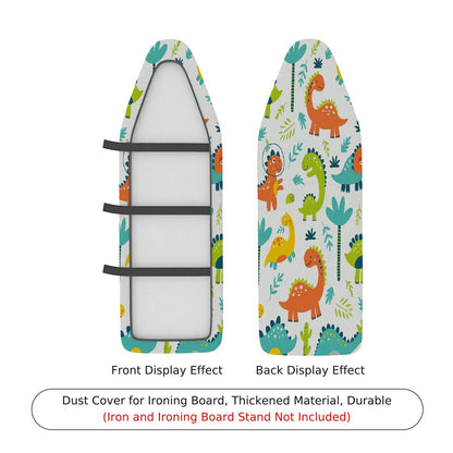 1-Piece Dinosaur Colorful Fun  Ironing Board Cover, Universal Size, Without Board
