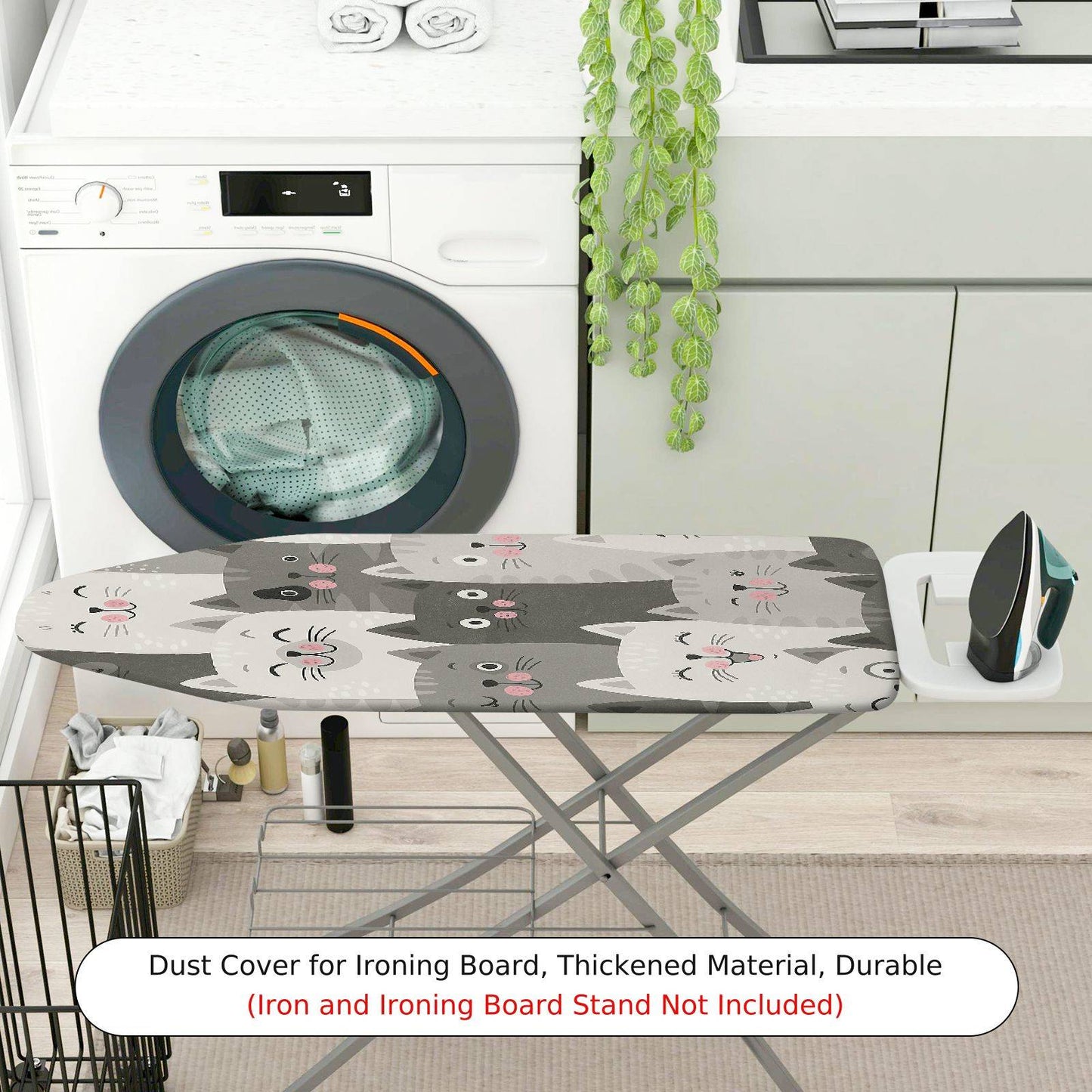 1-Piece Cat Pattern Animal Cute  Ironing Board Cover, Universal Size, Without Board