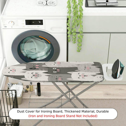 1-Piece Cat Pattern Animal Cute  Ironing Board Cover, Universal Size, Without Board