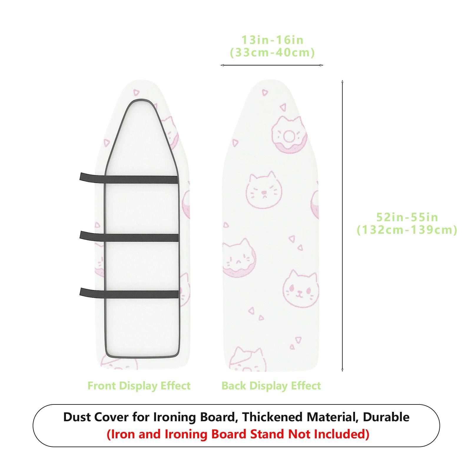 1-Piece Cute  Cat Heart  Ironing Board Cover, Universal Size, Without Board