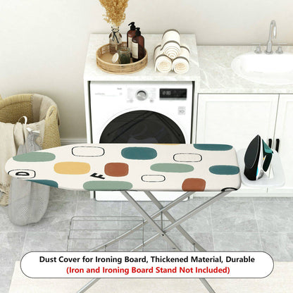 1-Piece Abstract Geometric Modern Style  Ironing Board Cover, Universal Size, Without Board
