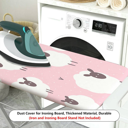 1-Piece Pink Sheep  Fun  Ironing Board Cover, Universal Size, Without Board