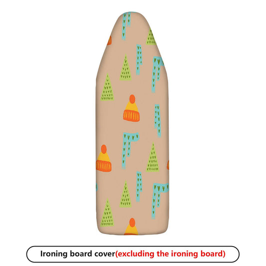 1-Piece Winter Hat Tree Pattern Colorful  Ironing Board Cover, Universal Size, Without Board