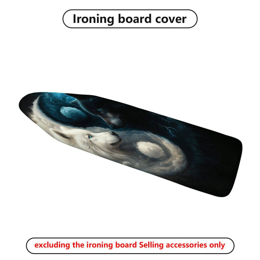 1-Piece Wolf Moon Cosmic  Ironing Board Cover, Universal Size, Without Board