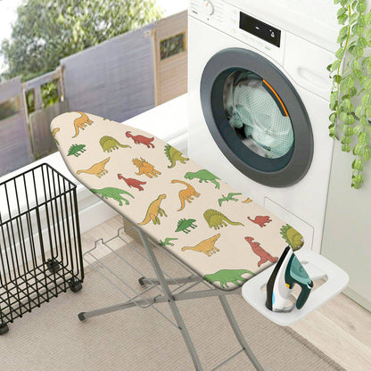 1-Piece Dinosaurs Colorful Fun  Ironing Board Cover, Universal Size, Without Board