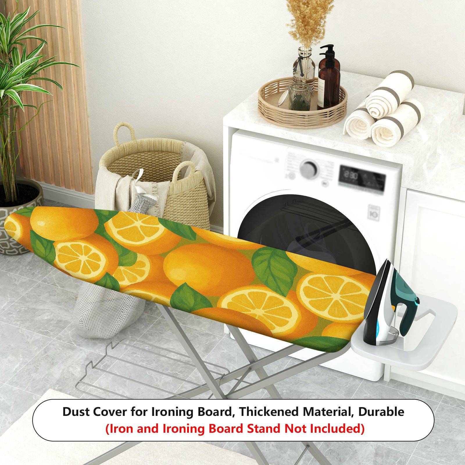 1-Piece Fruit Citrus Lemon  Ironing Board Cover, Universal Size, Without Board