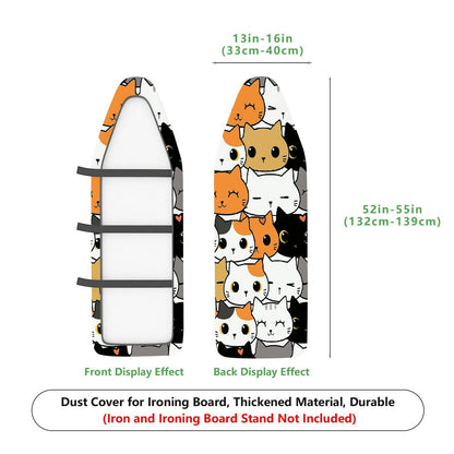 1-Piece Cute Cat Pattern  Animal  Ironing Board Cover, Universal Size, Without Board