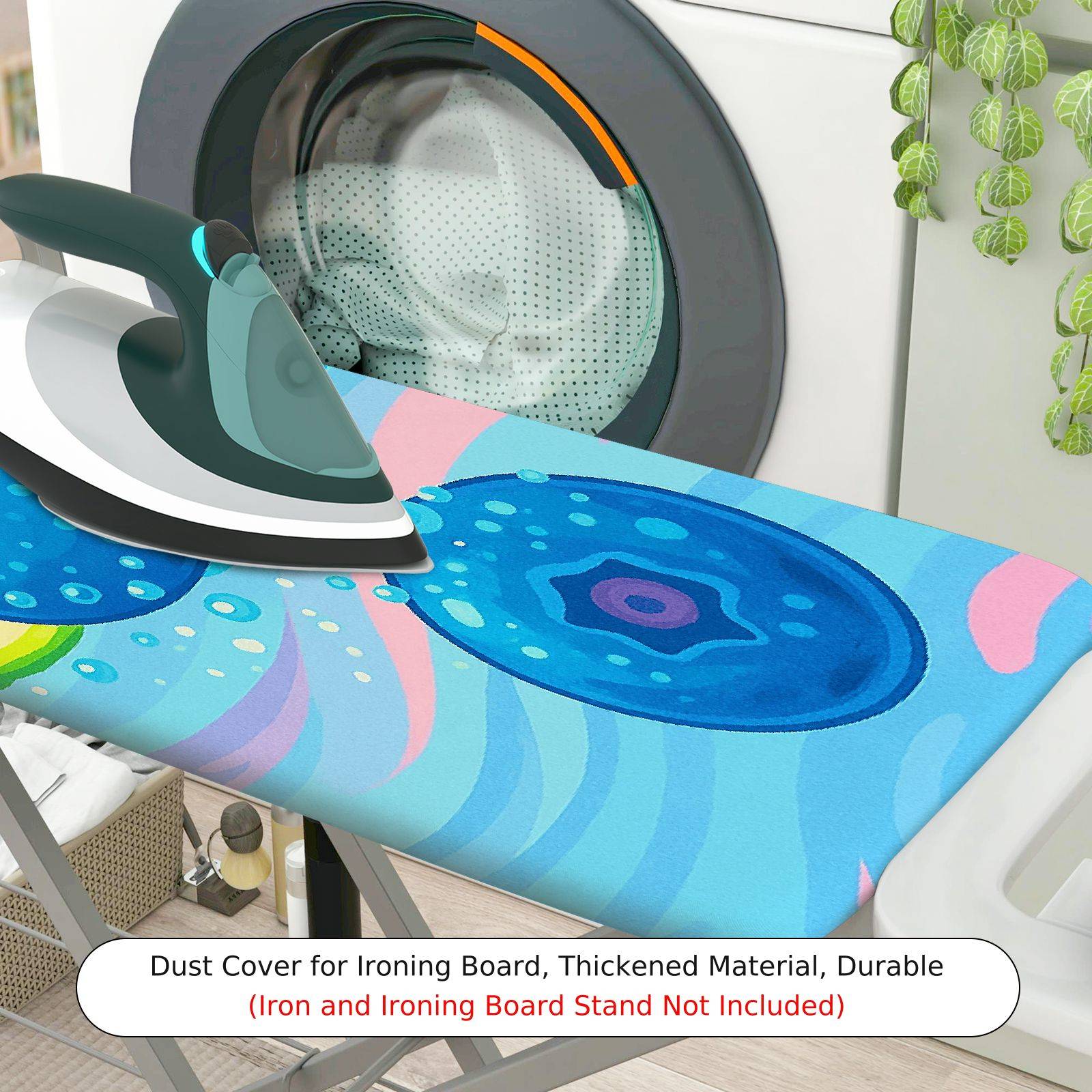 1-Piece Lemon Fruit Fresh  Ironing Board Cover, Universal Size, Without Board