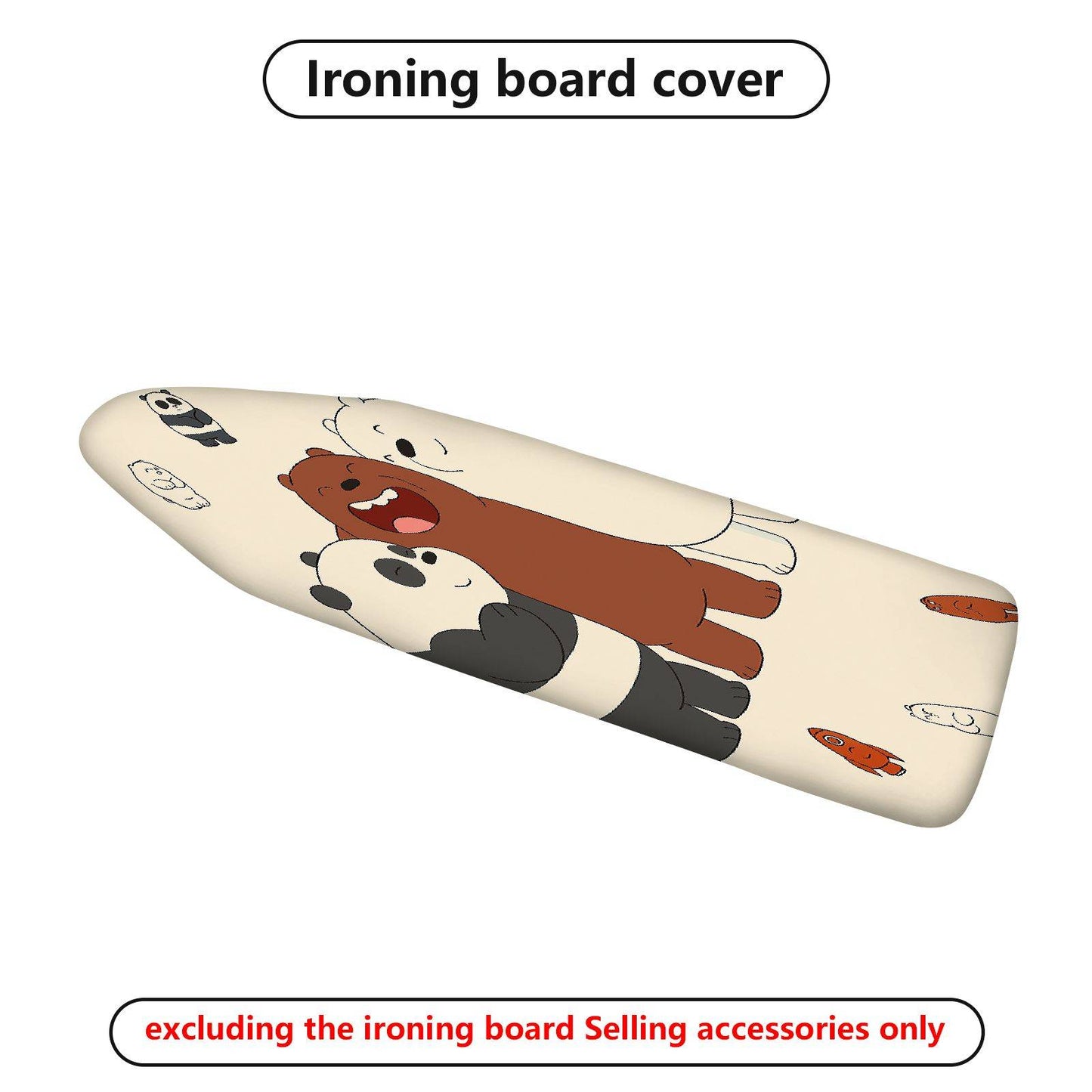 1-Piece Animal Cute  Ironing Board Cover, Universal Size, Without Board