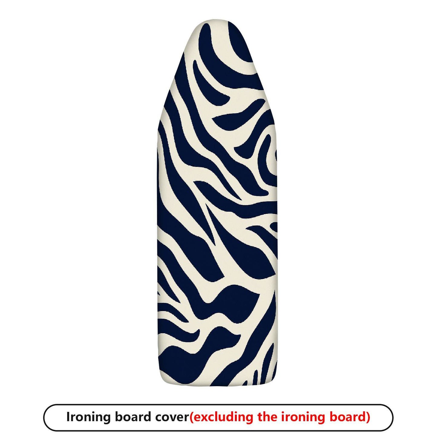 1-Piece Zebra Pattern Striped Chic  Ironing Board Cover, Universal Size, Without Board