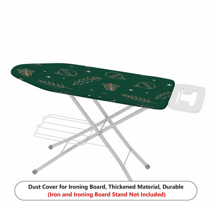 1-Piece Christmas Holly Decoration Ornament  Ironing Board Cover, Universal Size, Without Board