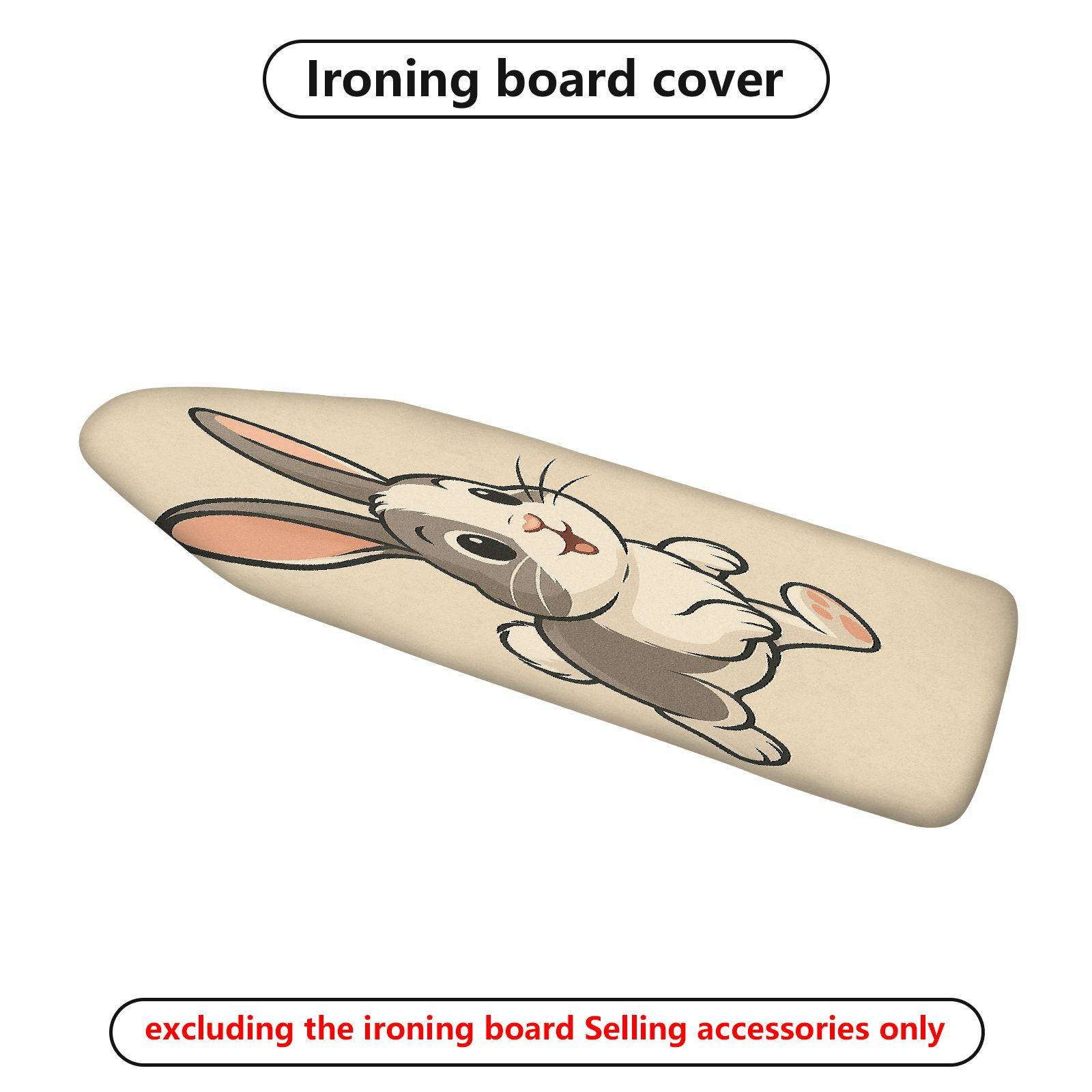 1-Piece Rabbit  Cute  Ironing Board Cover, Universal Size, Without Board