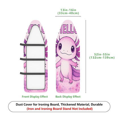 1-Piece Cute  Pink Axolotl  Ironing Board Cover, Universal Size, Without Board