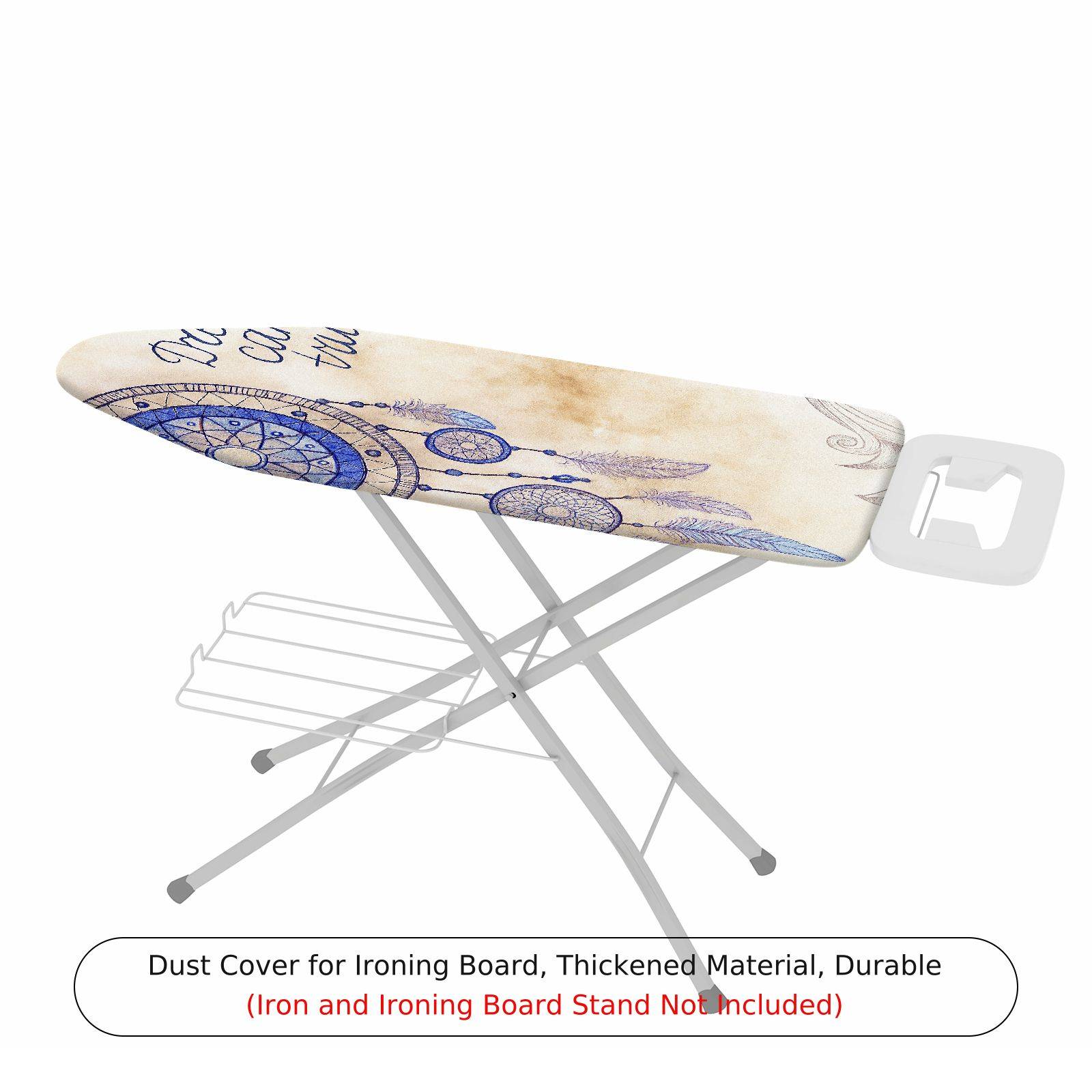 1-Piece Feather Dreamcatcher Beige  Ironing Board Cover, Universal Size, Without Board