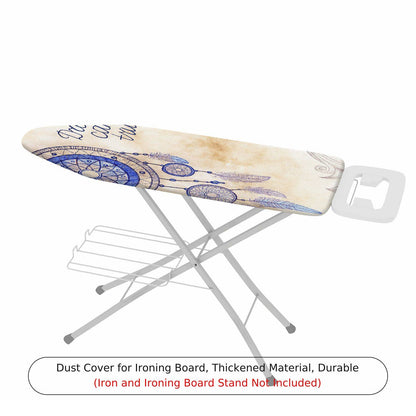 1-Piece Feather Dreamcatcher Beige  Ironing Board Cover, Universal Size, Without Board