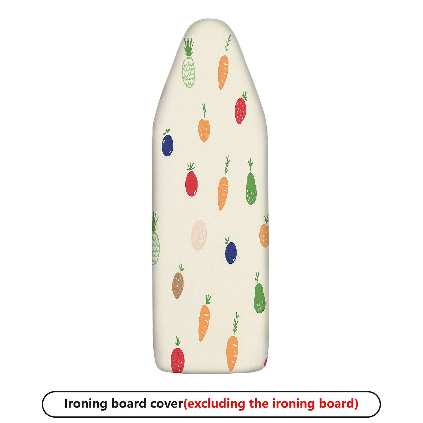1-Piece Fruit Vegetable Pattern Colorful  Ironing Board Cover, Universal Size, Without Board