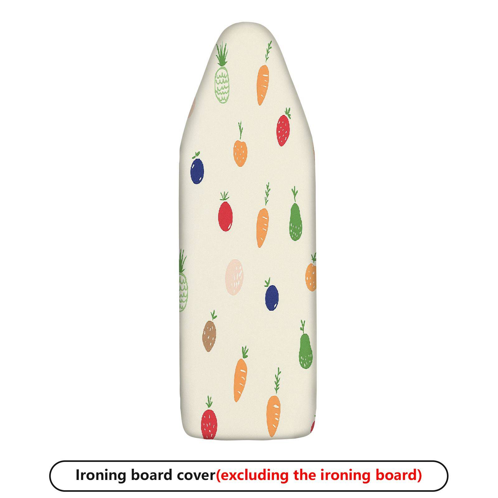 1-Piece Fruit Vegetable Pattern Colorful  Ironing Board Cover, Universal Size, Without Board