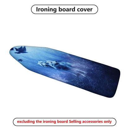 1-Piece Wolf Winter Nature  Ironing Board Cover, Universal Size, Without Board