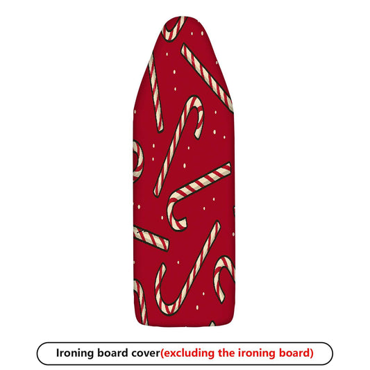 1-Piece Christmas Candy cane Pattern Red  Ironing Board Cover, Universal Size, Without Board