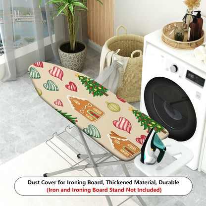 1-Piece Christmas Heart Tree  Ironing Board Cover, Universal Size, Without Board