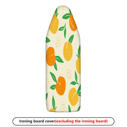 1-Piece Fruit Pattern Orange Leaf Print  Ironing Board Cover, Universal Size, Without Board