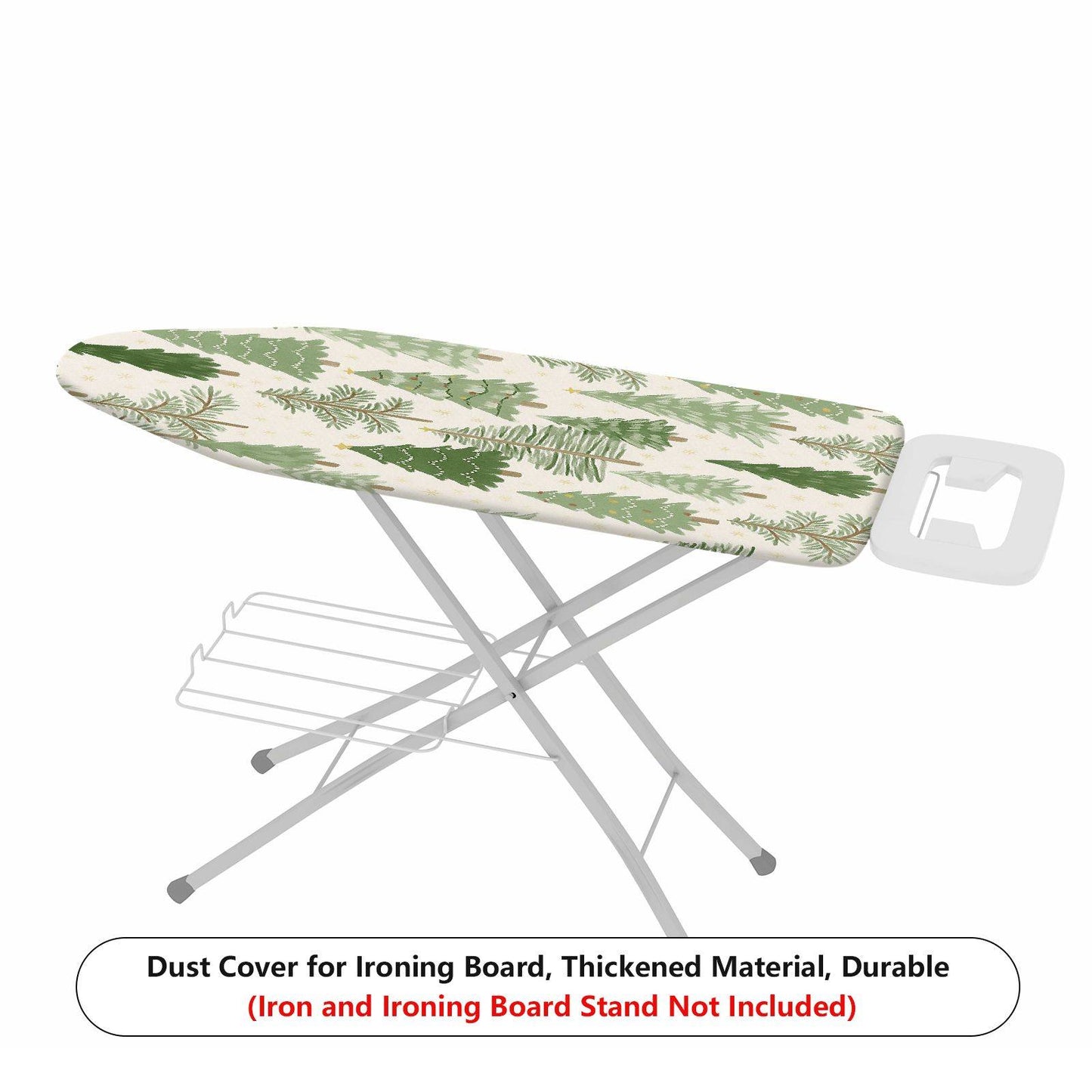 1-Piece Christmas Tree Forest Holiday  Ironing Board Cover, Universal Size, Without Board
