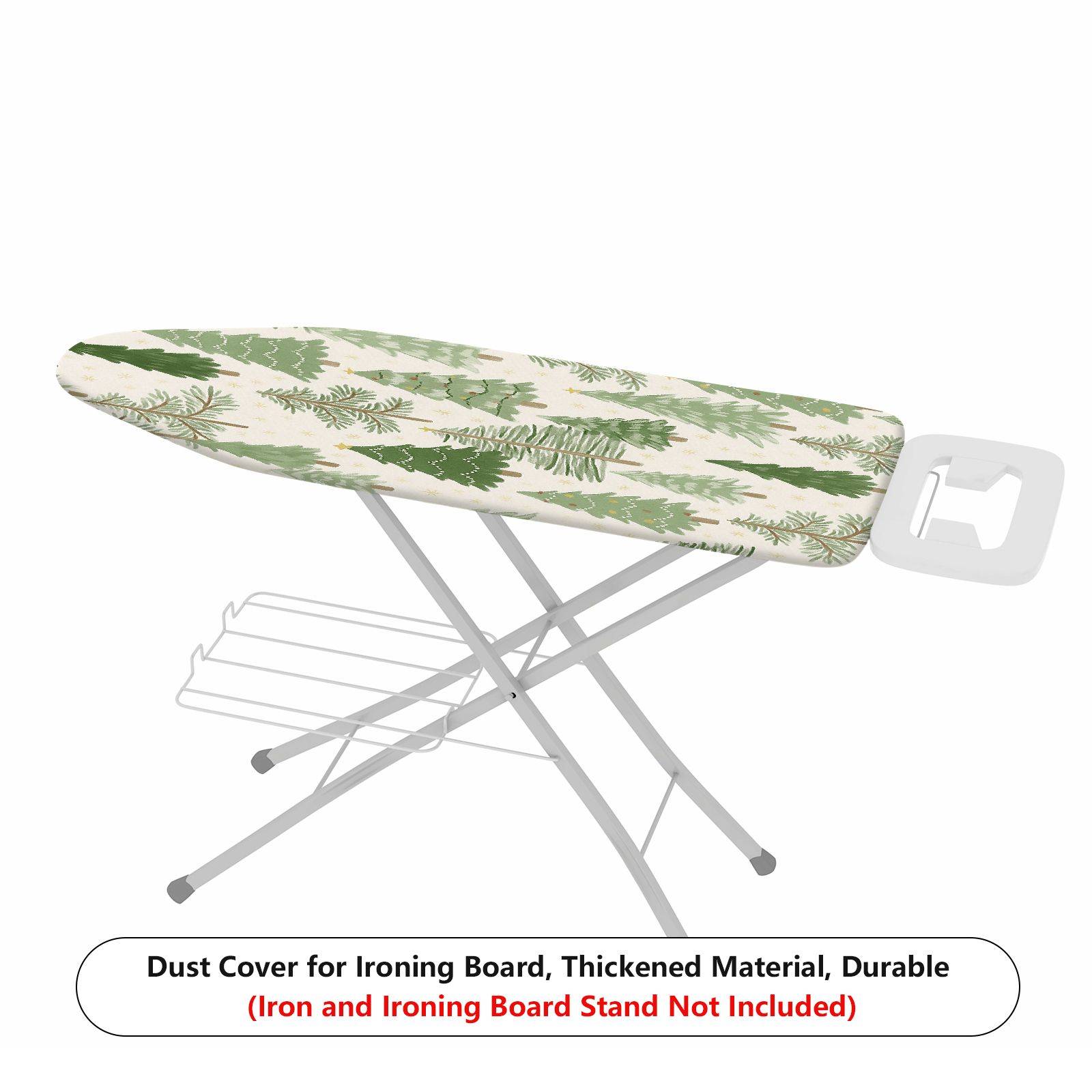 1-Piece Christmas Tree Forest Holiday  Ironing Board Cover, Universal Size, Without Board
