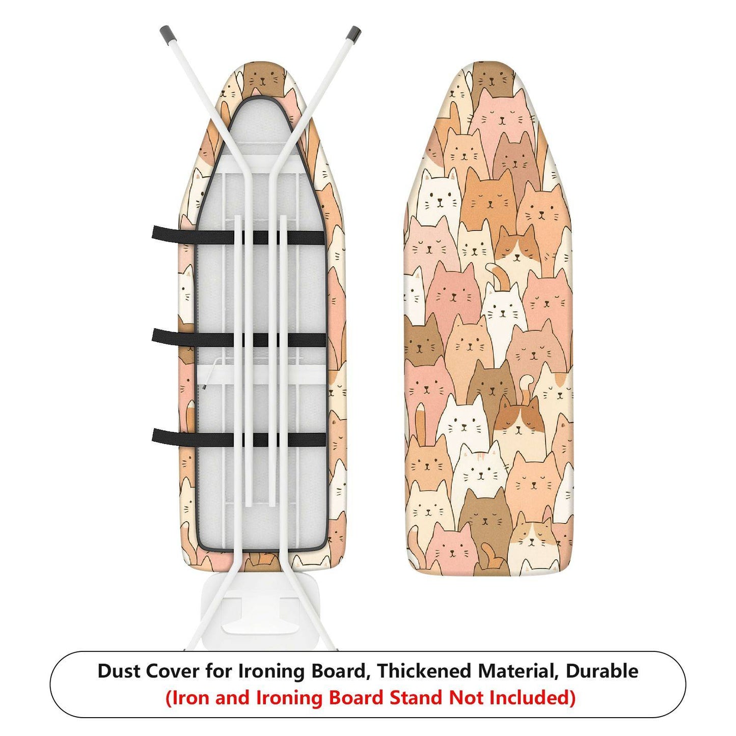 1-Piece Cute  Cat Pattern Colorful  Ironing Board Cover, Universal Size, Without Board