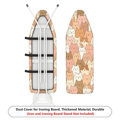 1-Piece Cute  Cat Pattern Colorful  Ironing Board Cover, Universal Size, Without Board