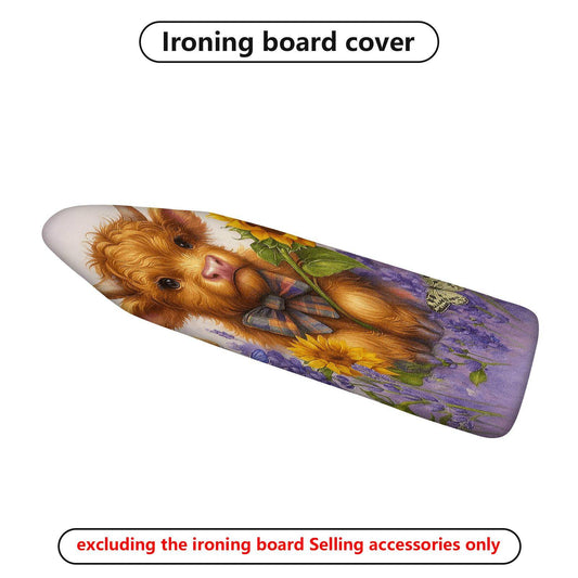 1-Piece Cute Animal Floral Decorative  Ironing Board Cover, Universal Size, Without Board