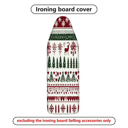 1-Piece Christmas Reindeer Snowflake  Ironing Board Cover, Universal Size, Without Board