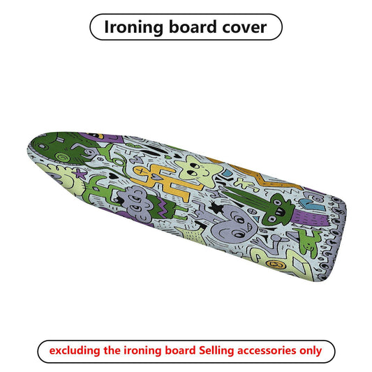 1-Piece Colorful Fun  Ironing Board Cover, Universal Size, Without Board