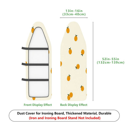 1-Piece Orange Fresh Fruit Pattern  Ironing Board Cover, Universal Size, Without Board