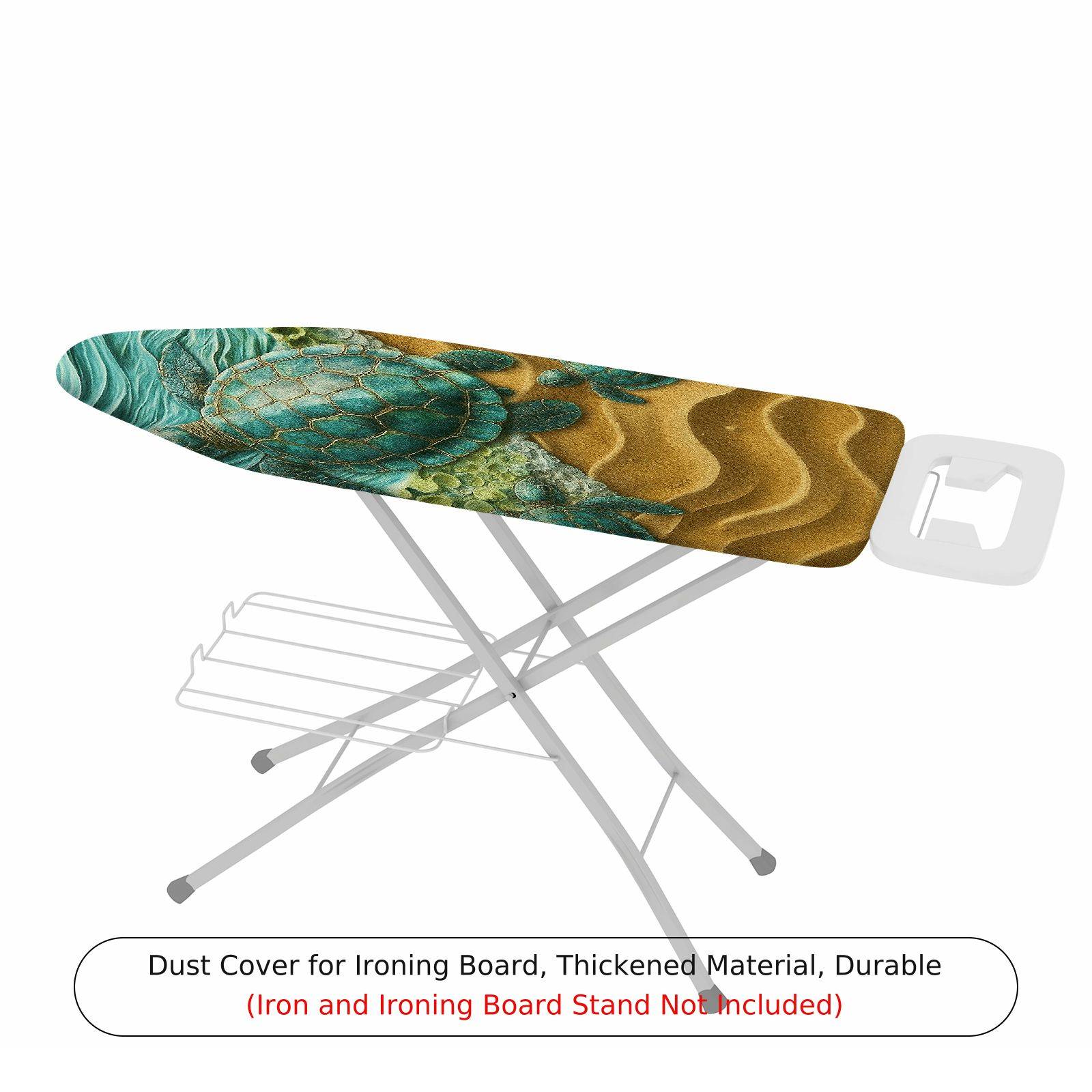 1-Piece Sea Turtle Ocean Beach  Ironing Board Cover, Universal Size, Without Board