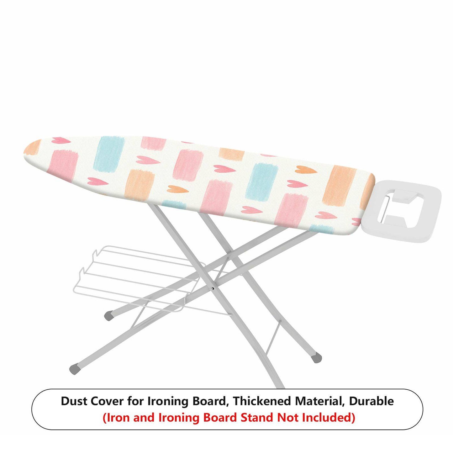1-Piece Colorful Heart Pattern Cute Design  Ironing Board Cover, Universal Size, Without Board