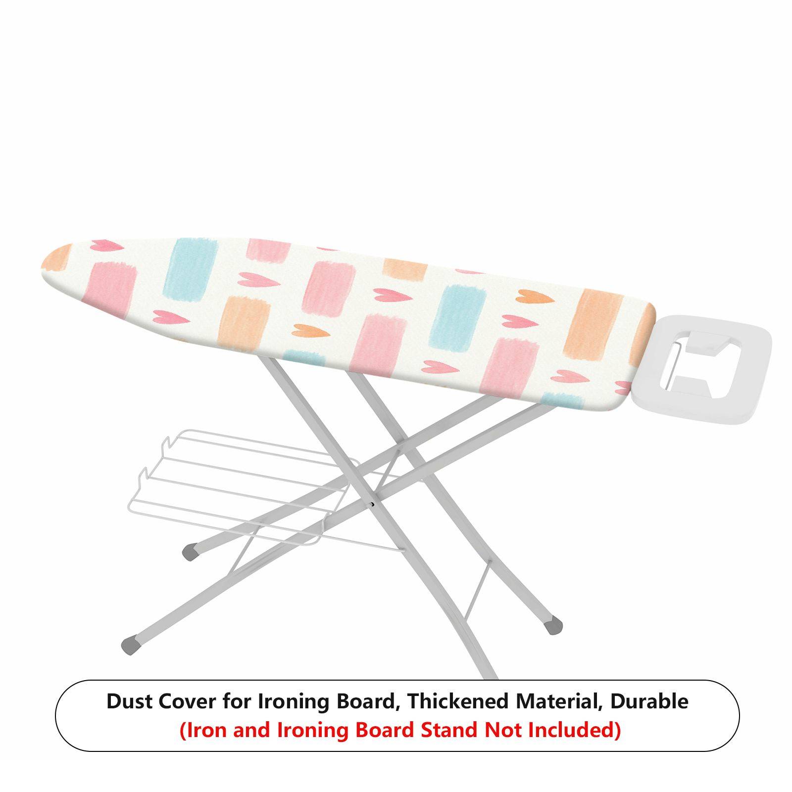1-Piece Colorful Heart Pattern Cute Design  Ironing Board Cover, Universal Size, Without Board
