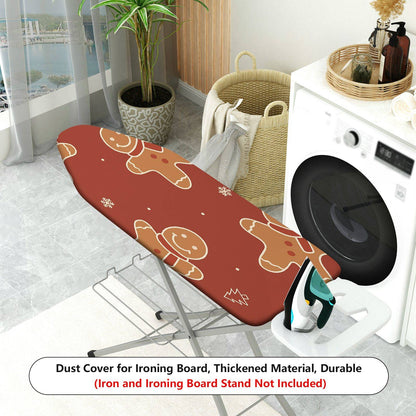 1-Piece Christmas Gingerbread Snow  Ironing Board Cover, Universal Size, Without Board