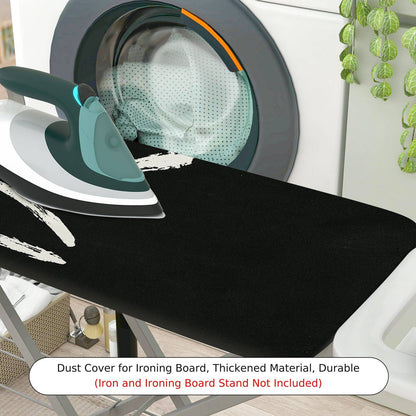 1-Piece Abstract Black White Strokes  Ironing Board Cover, Universal Size, Without Board