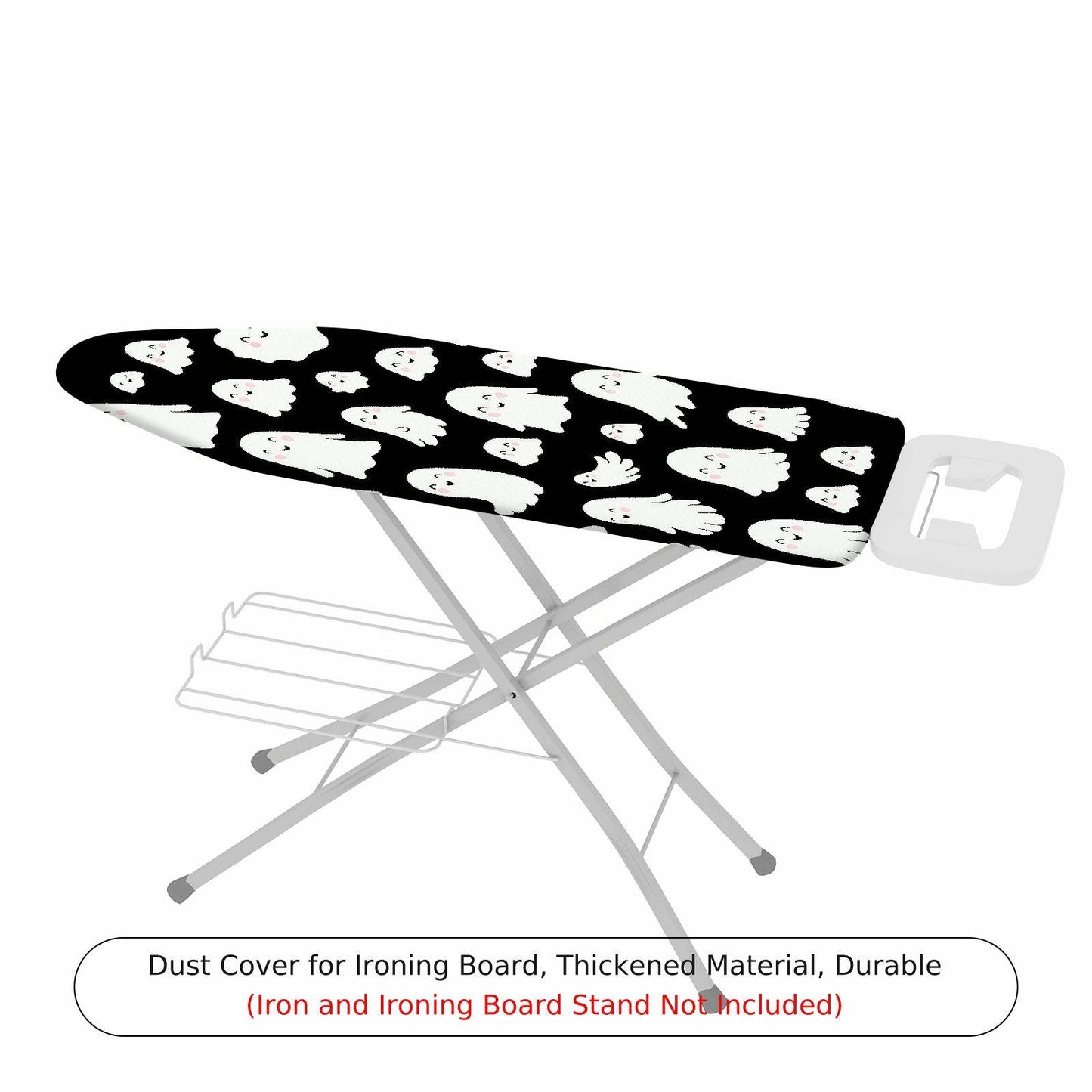 1-Piece Halloween Ghost Fun  Ironing Board Cover, Universal Size, Without Board
