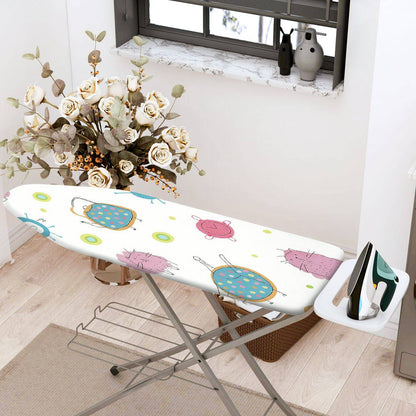 1-Piece Doodle Pattern Cute Animal  Ironing Board Cover, Universal Size, Without Board