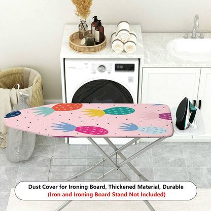 1-Piece Tropical Fruit Colorful Dots  Ironing Board Cover, Universal Size, Without Board