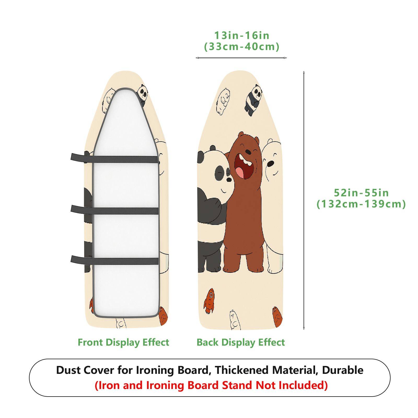 1-Piece Animal Cute  Ironing Board Cover, Universal Size, Without Board