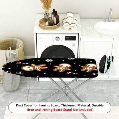 1-Piece Christmas Skull Candy  Ironing Board Cover, Universal Size, Without Board