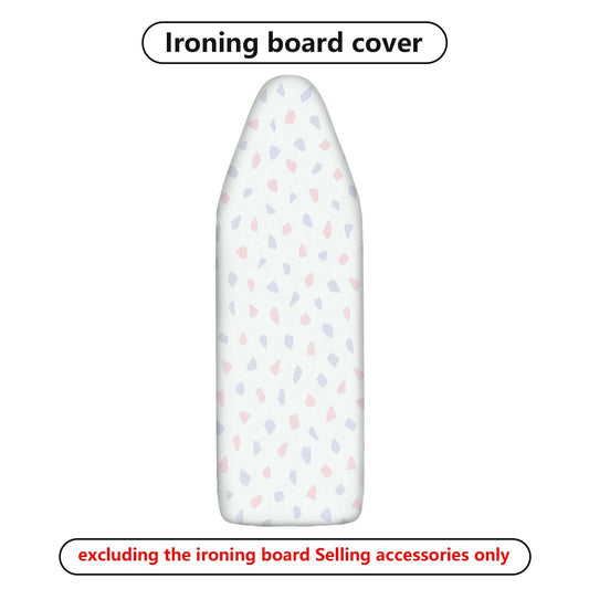 1-Piece Abstract Pattern White Dotted  Ironing Board Cover, Universal Size, Without Board
