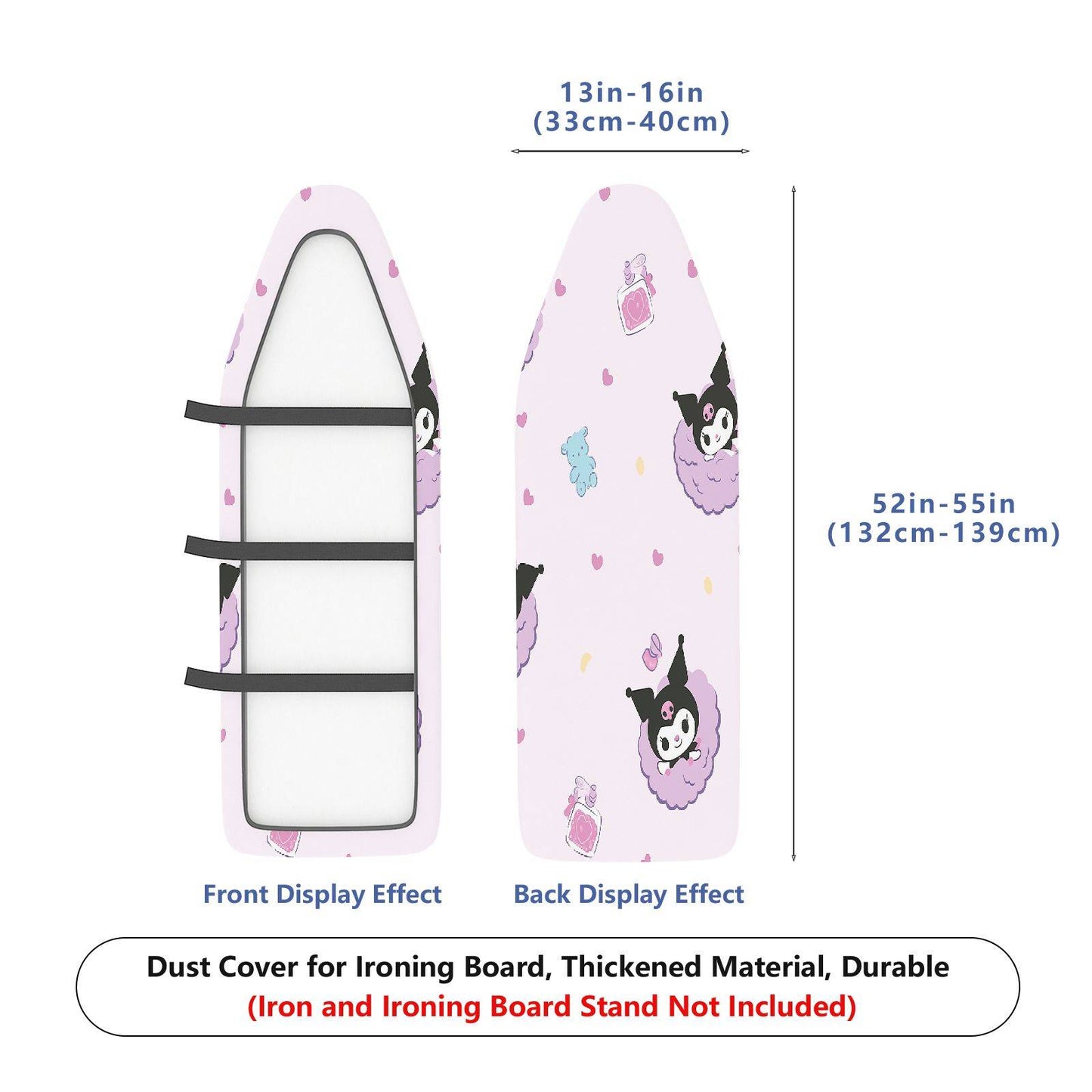 1-Piece Cute Bear  Ironing Board Cover, Universal Size, Without Board
