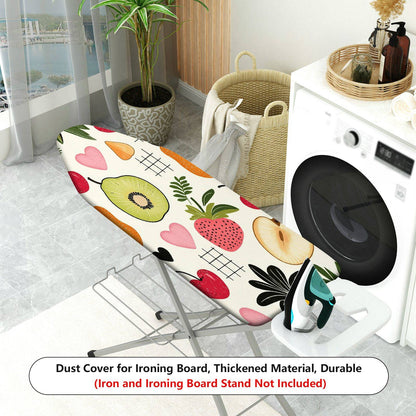 1-Piece Fruit Pattern Heart Shape  Style  Ironing Board Cover, Universal Size, Without Board