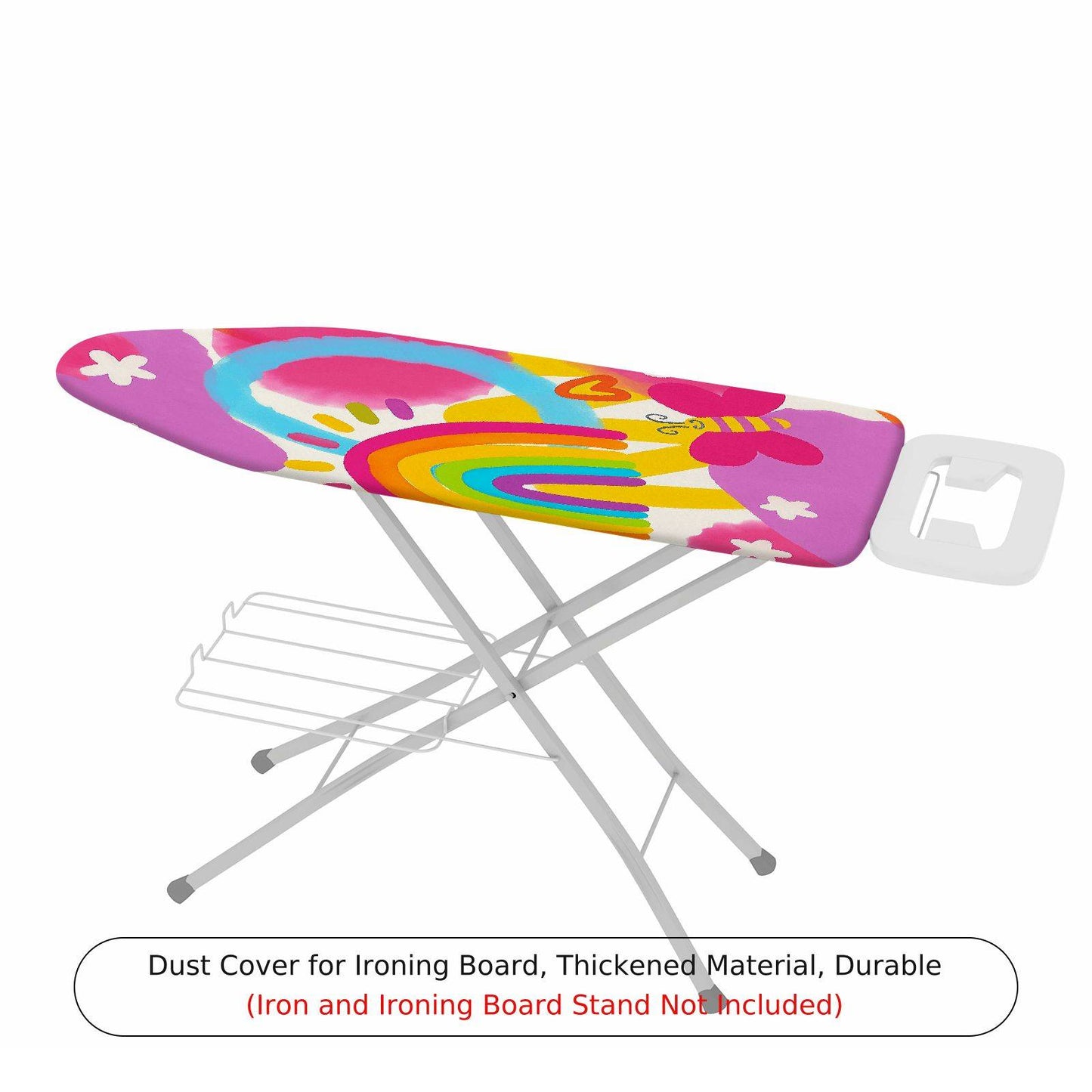 1-Piece Rainbow Colorful Fun  Ironing Board Cover, Universal Size, Without Board