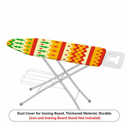 1-Piece Christmas Trees Festive Patterns Colorful  Ironing Board Cover, Universal Size, Without Board