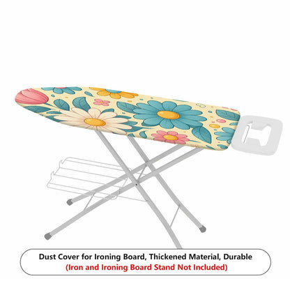 1-Piece Floral Colorful Fun  Ironing Board Cover, Universal Size, Without Board