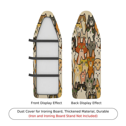 1-Piece Cats  Fun  Ironing Board Cover, Universal Size, Without Board